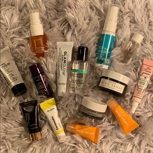 Random face care items